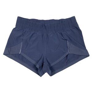 Lululemon Miles Ahead 2.5" Running Shorts Size 6 Shadow Gray Blue